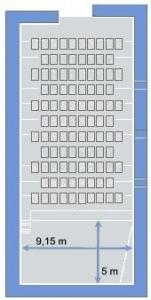 Plan de la salle